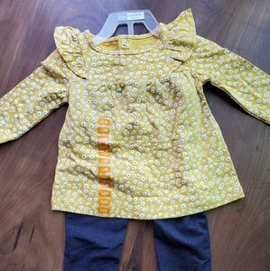 NWT Jump into Spring 12 mo BOHO Outfit